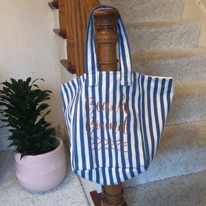 Maurices Coastal Beach Bound Canvas Tote
